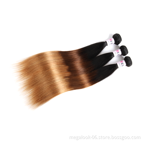 Megalook Hair Discounts Vietnamese Cuticle Aligned Raw Unprocessed 1B 4 27 Ombre Color Straight Virgin Hair Vendor